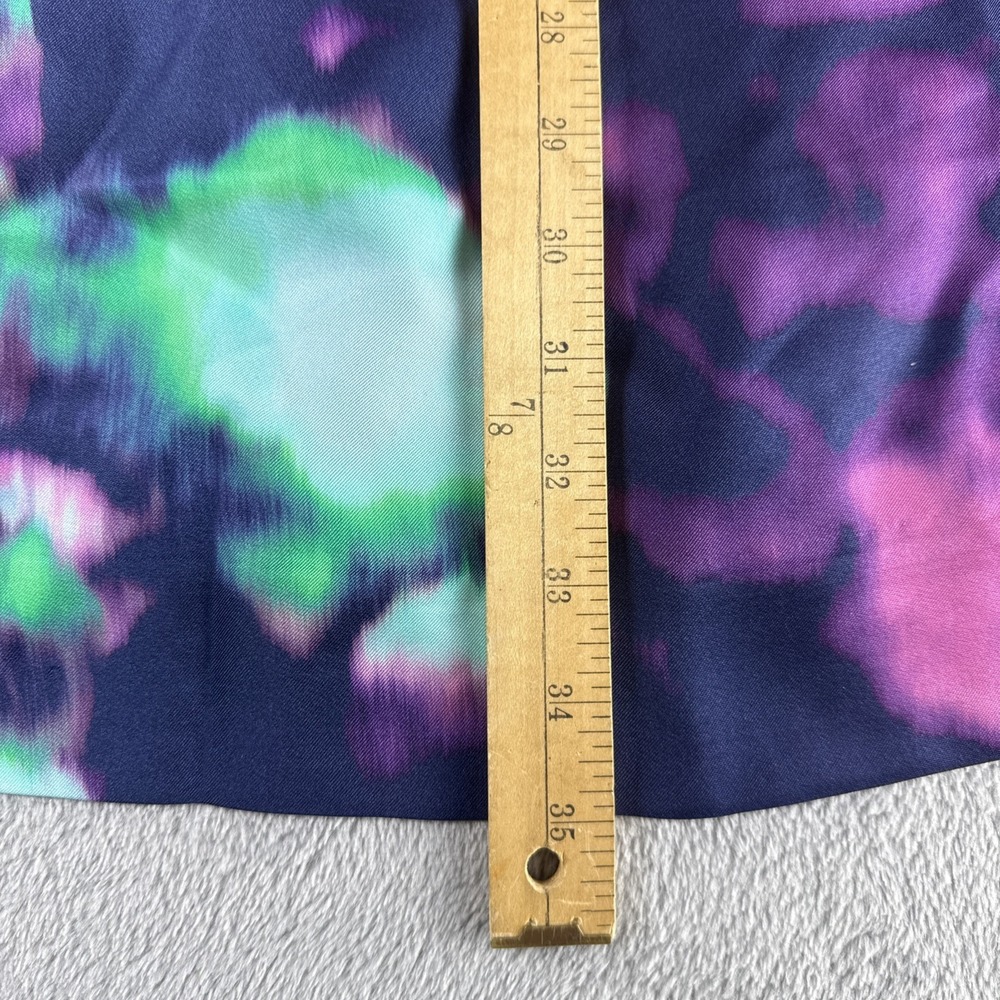Kate Spade Shift Dress Pink Watercolor Print-V Neck-Sleeveless 2 Designer Preppy - Picture 7 of 7